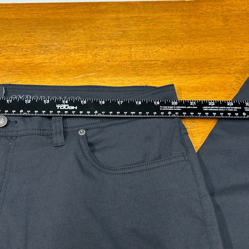 Prana Slim Fit Mens Black Stretch Outdoor Hiking Pants M4BN32312 Size 40 - Picture 6 of 11